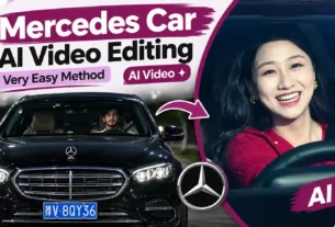 Mercedes Car AI Video Editing – Very Easy Method | AI Video
