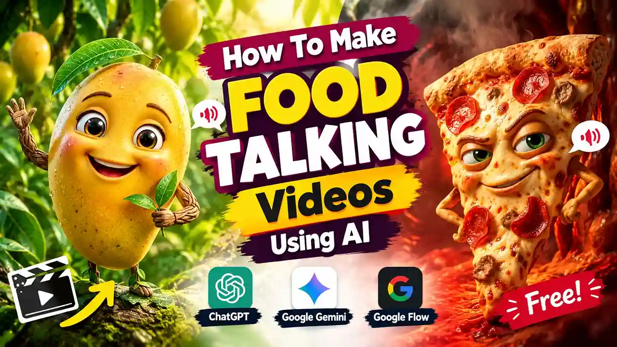 How to Make Viral FOOD Talking Videos Using AI